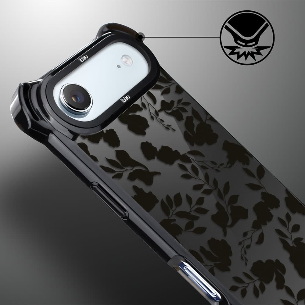 Etui do iPhone Air IBIZU DropGuard Ultra z MagSafe, Midnight, Cienie liści, poprawne (8)