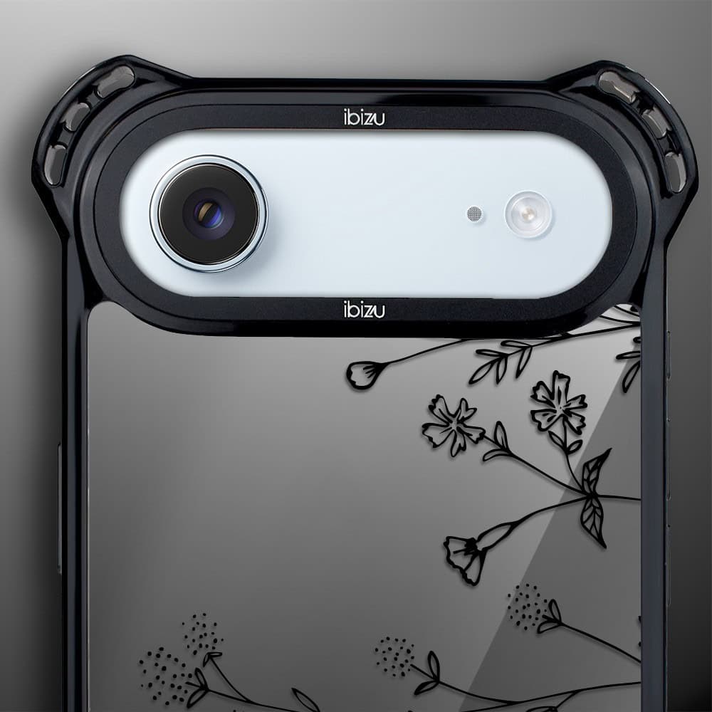 Etui do iPhone Air IBIZU DropGuard Ultra z MagSafe, Midnight, Dotyk kwiatów (5)