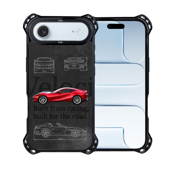 Etui do iPhone Air IBIZU DropGuard Ultra z MagSafe, TechDrive, 812 Superfast, nowe (4)