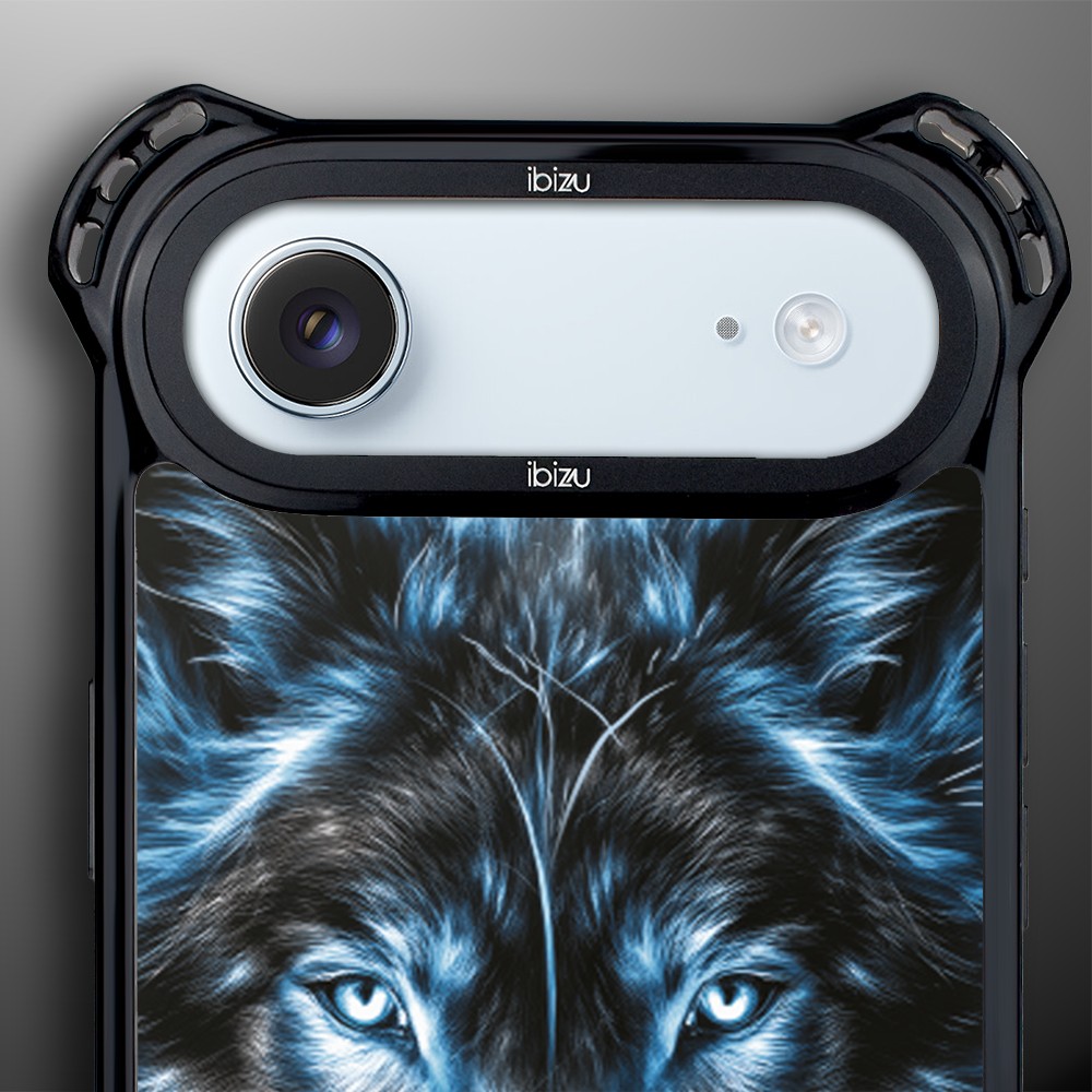 Etui do iPhone Air IBIZU DropGuard Ultra z MagSafe, Wilki, Lodowy Wilk (5)