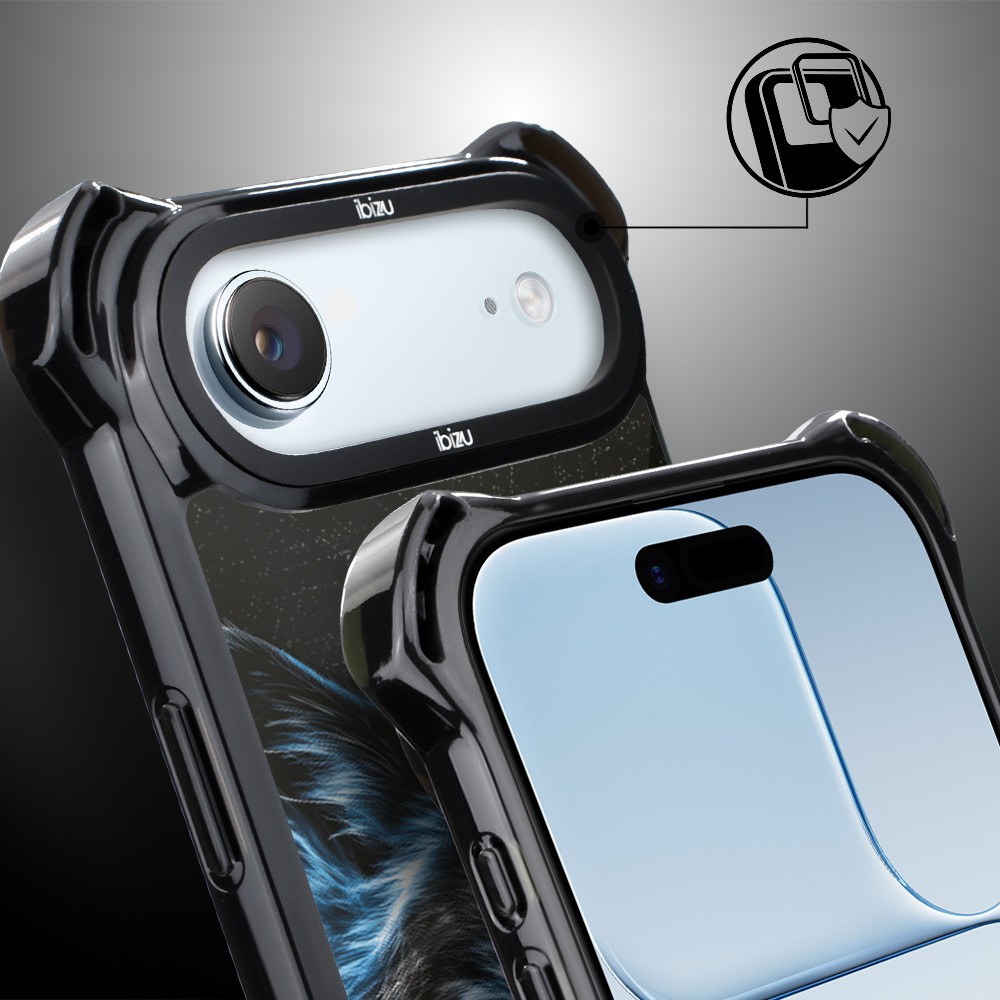 Etui do iPhone Air IBIZU DropGuard Ultra z MagSafe, Wilki, Lodowy Wilk (7)