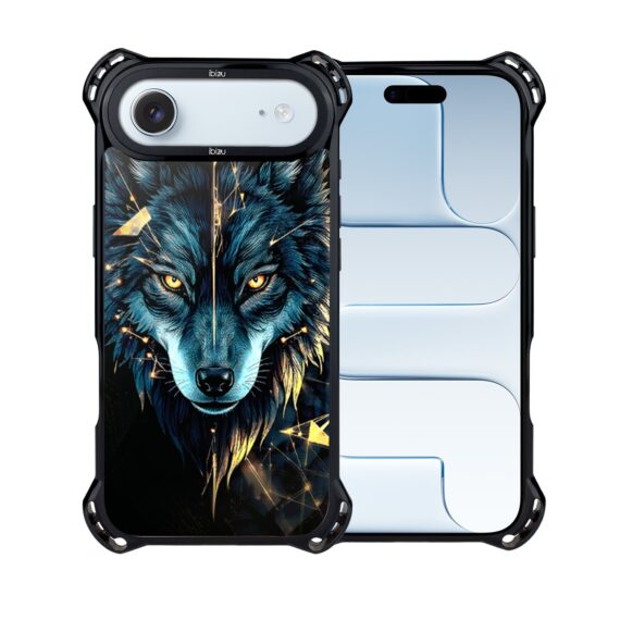 Etui do iPhone Air IBIZU DropGuard Ultra z MagSafe, Wilki, Wilk mocy (5)