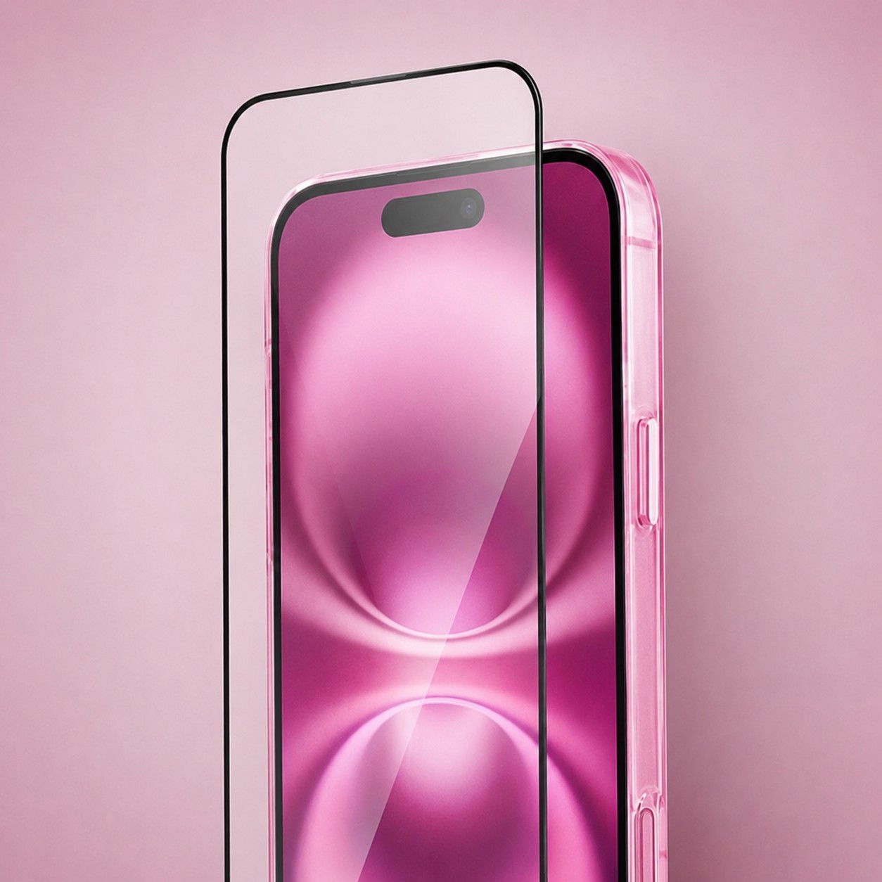 Perfect Match do iPhone 16 Plus – zestaw Super Hybrid + akcesoria, różowy2