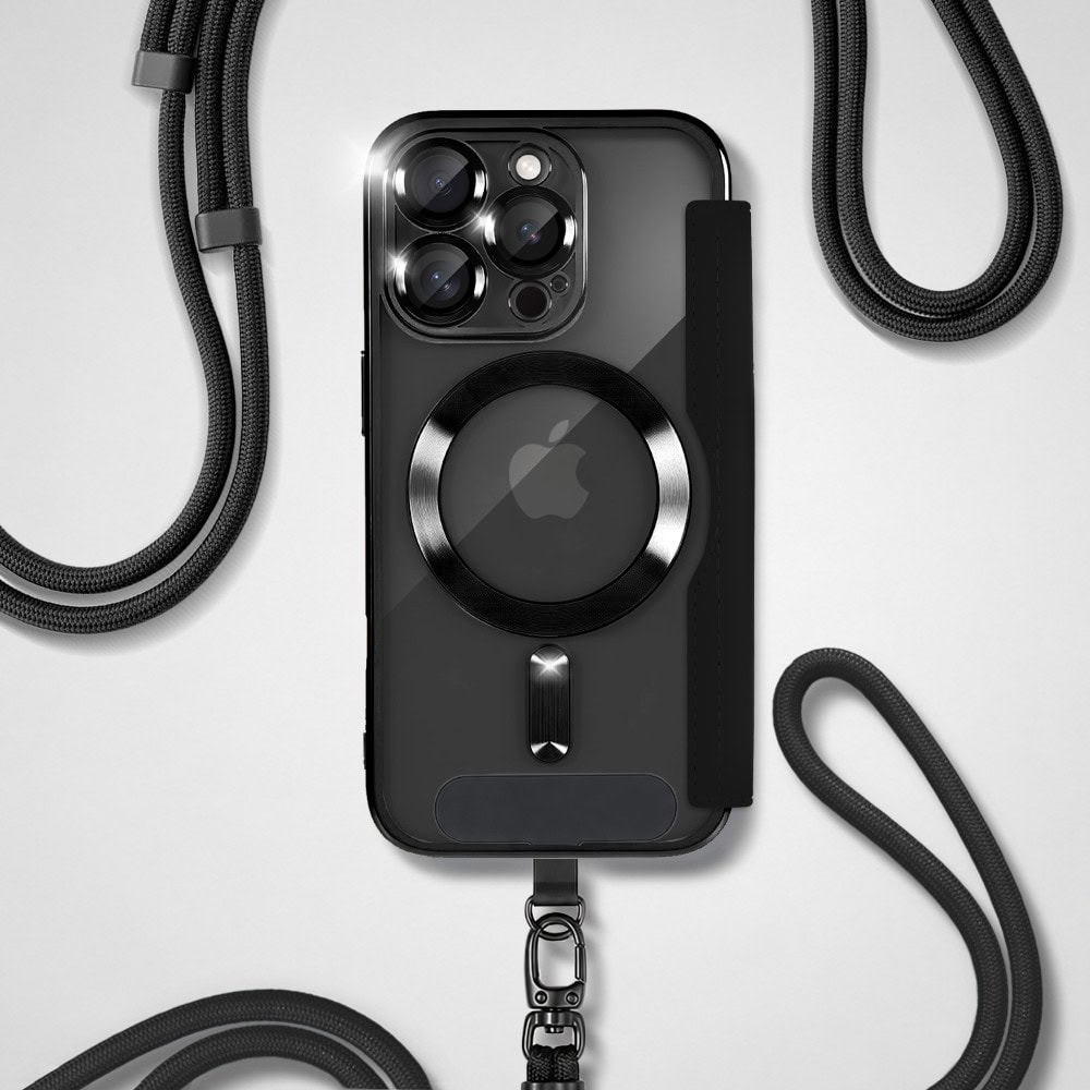 Perfect Match do iPhone 16 Pro Max - zestaw Book MagSafe Lens + akcesoria, czarny (6)