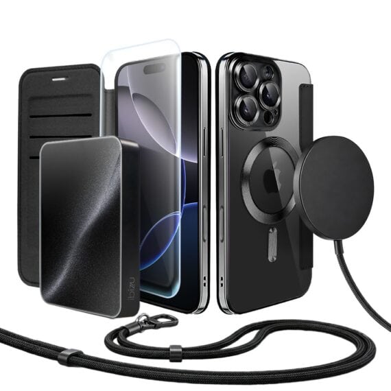 Perfect Match do iPhone 16 Pro Max - zestaw Book MagSafe Lens + akcesoria, czarnypop2