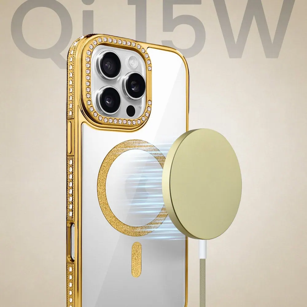 Perfect Match do iPhone 16 Pro Max - zestaw Diadem Glow + akcesoria, złoty (3)
