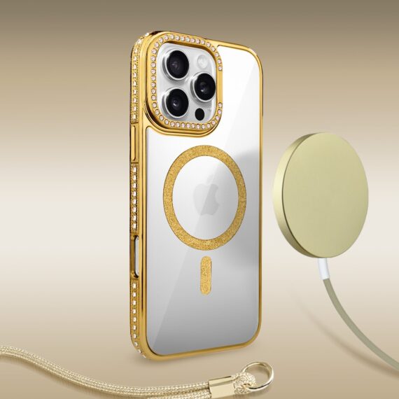 Perfect Match do iPhone 16 Pro Max - zestaw Diadem Glow + akcesoria, złoty (5)