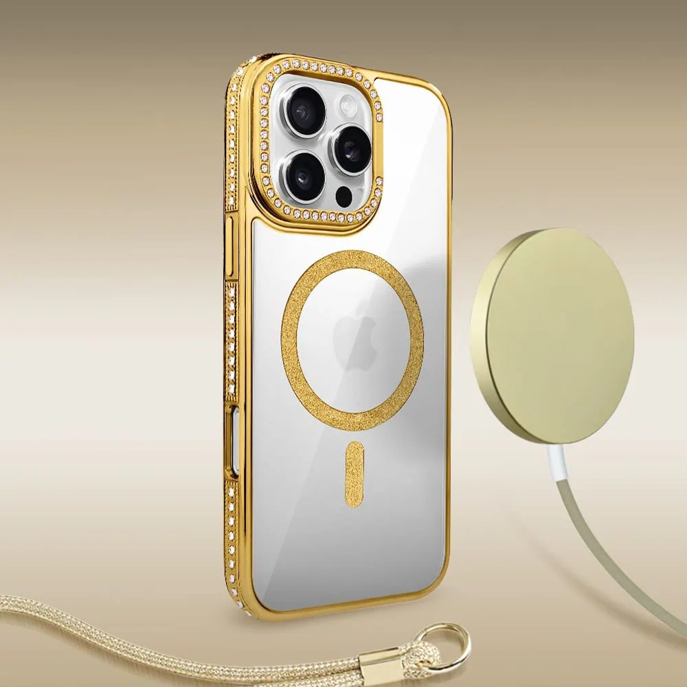 Perfect Match do iPhone 16 Pro Max - zestaw Diadem Glow + akcesoria, złoty (5)
