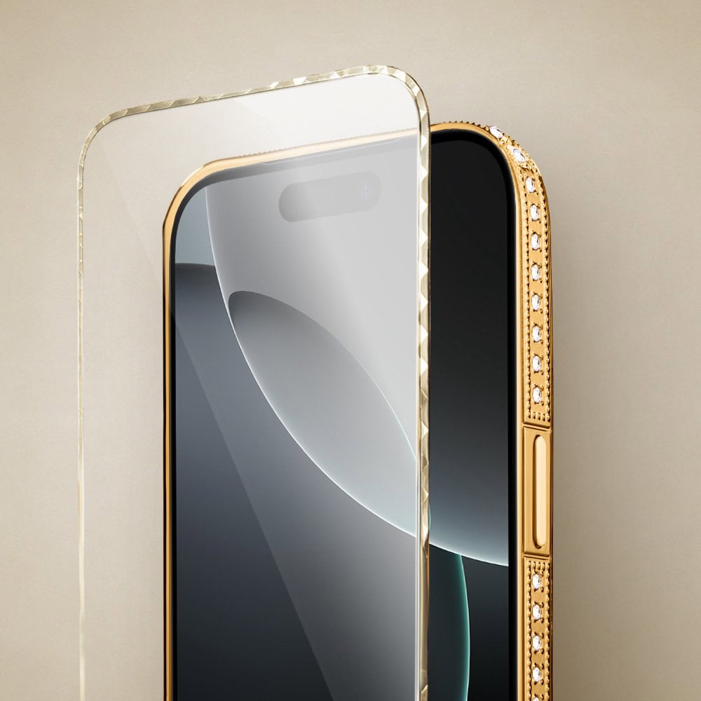 Perfect Match do iPhone 16 Pro Max - zestaw Diadem Glow + akcesoria, złoty (7)