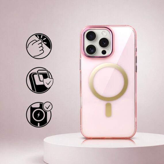 Perfect Match do iPhone 16 Pro Max - zestaw Golden Elite + akcesoria, różowy (2)