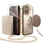 Perfect Match do iPhone 16 Pro Max - zestaw IBIZU Elite Skin + akcesoria, pustynny brąz (2)