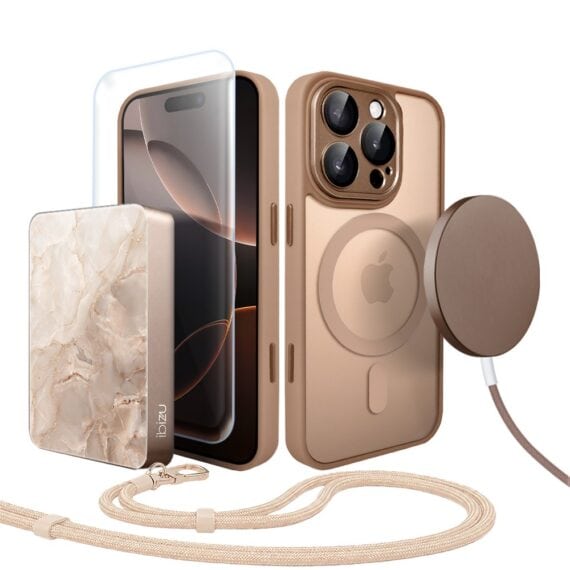 Perfect Match do iPhone 16 Pro - zestaw Color Flush z MagSafe + akcesoria, pustynny brąz (2)