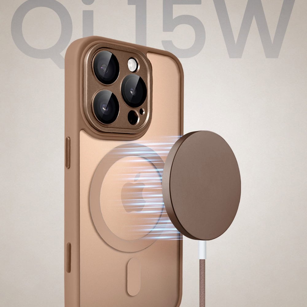 Perfect Match do iPhone 16 Pro - zestaw Color Flush z MagSafe + akcesoria, pustynny brąz (4)