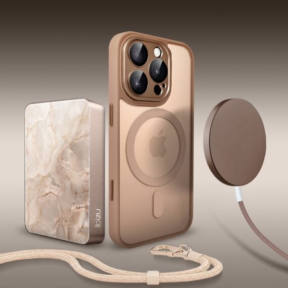 Perfect Match do iPhone 16 Pro - zestaw Color Flush z MagSafe + akcesoria, pustynny brąz (5)