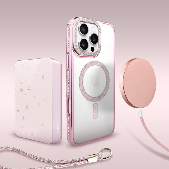 Perfect Match do iPhone 16 Pro - zestaw Diadem Glow + akcesoria, różowy (6)