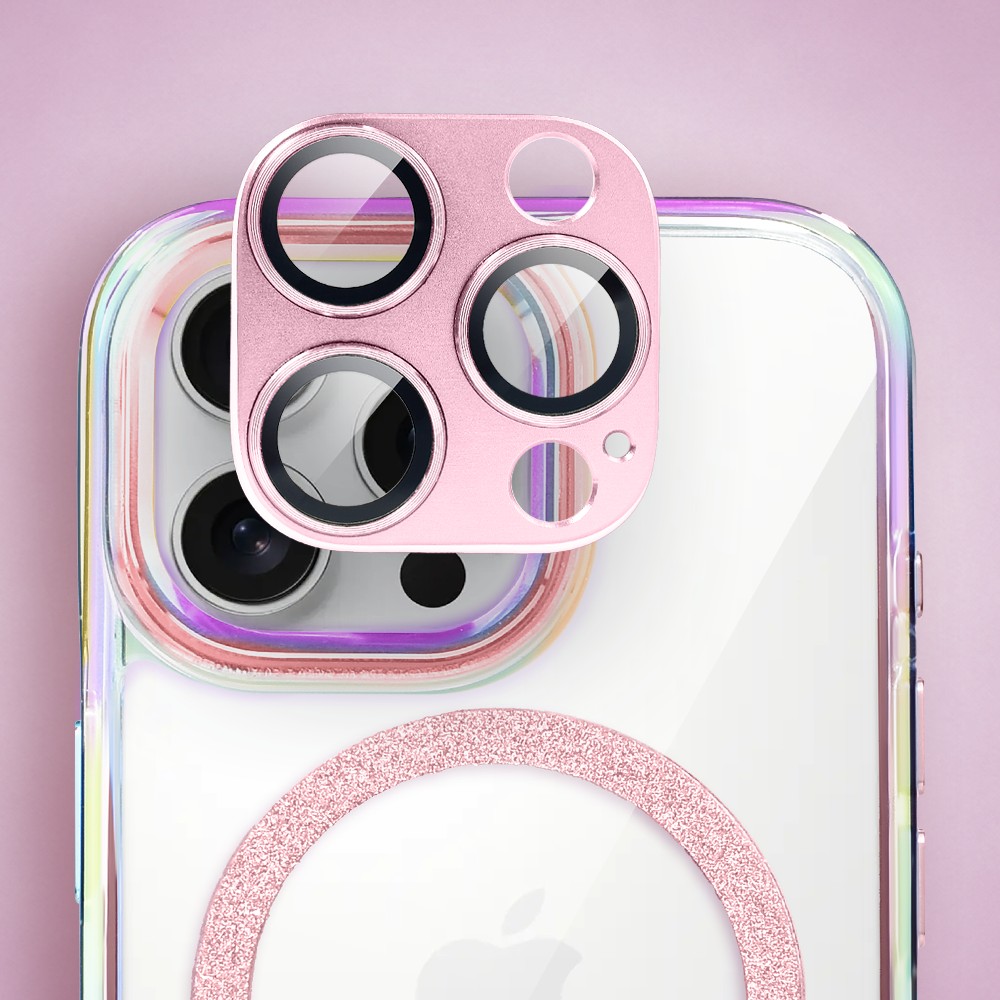 Perfect Match do iPhone 16 Pro - zestaw Glitter Crown + akcesoria, różowy (5)
