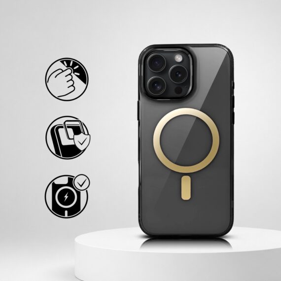 Perfect Match do iPhone 16 Pro - zestaw Golden Elite + akcesoria, czarny (1)