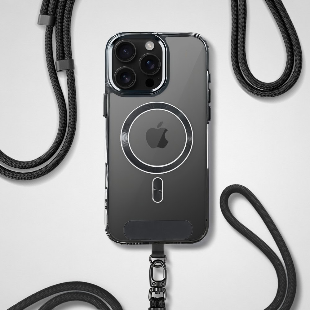 Perfect Match do iPhone 16 Pro - zestaw Super Hybrid + akcesoria, czarny (7)