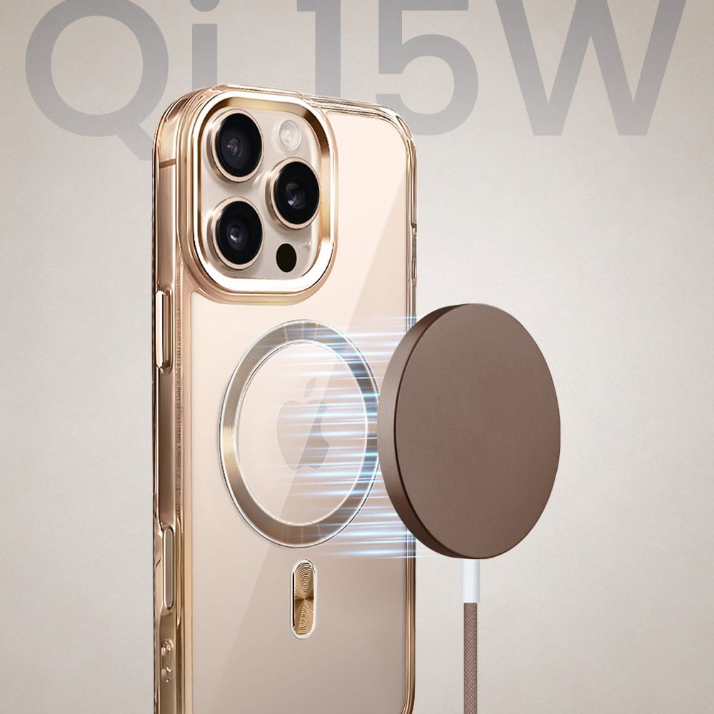 Perfect Match do iPhone 16 Pro – zestaw Super Hybrid + akcesoria, pustynny brąz (3)