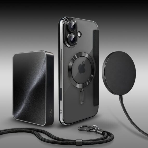 Perfect Match do iPhone 16 - zestaw Book MagSafe Lens + akcesoria, czarny (4)