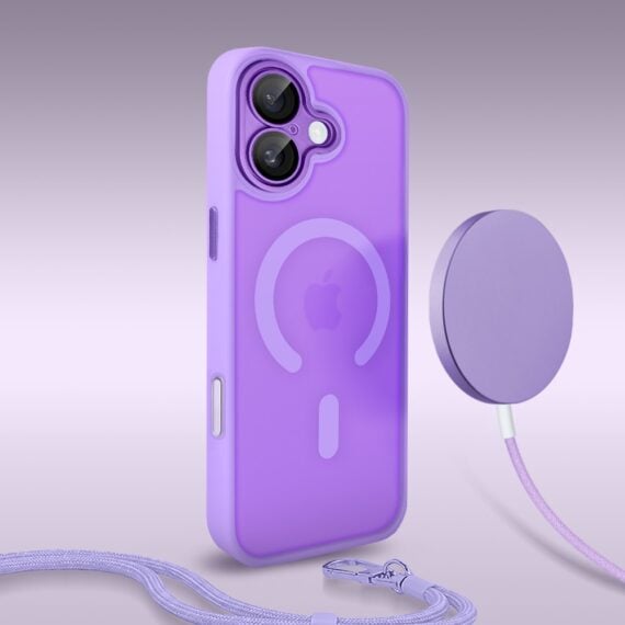 Perfect Match do iPhone 16 - zestaw Color Flush z MagSafe + akcesoria, fioletowy (4)