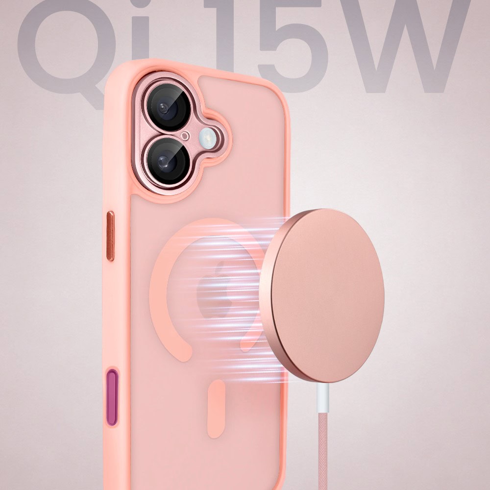 Perfect Match do iPhone 16 - zestaw Color Flush z MagSafe + akcesoria, różowy (3)