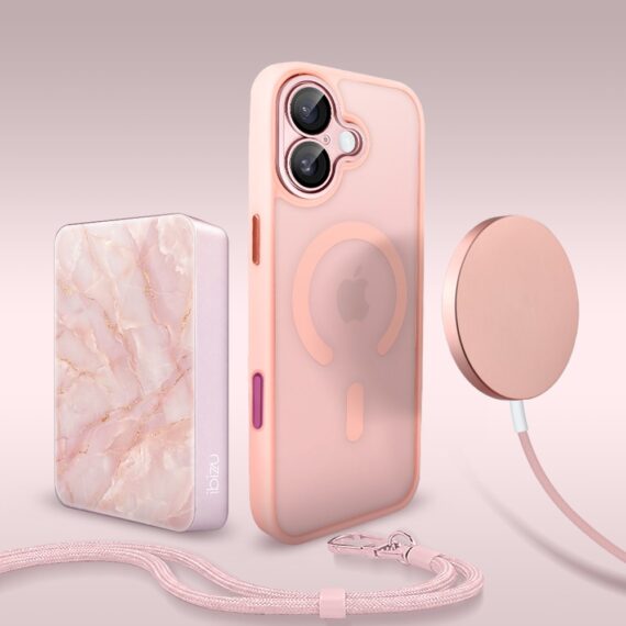 Perfect Match do iPhone 16 - zestaw Color Flush z MagSafe + akcesoria, różowy (4)