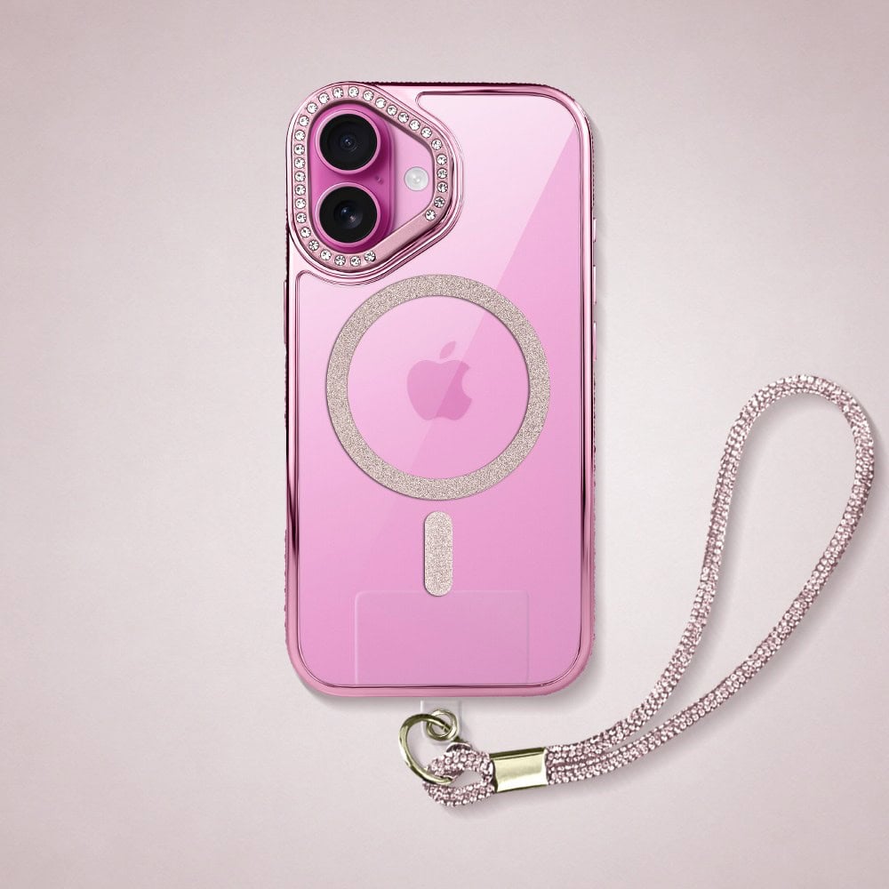 Perfect Match do iPhone 16 - zestaw Diadem Glow + akcesoria, różowy (8)