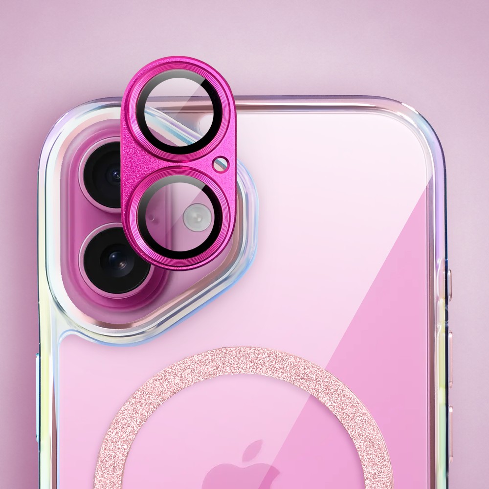 Perfect Match do iPhone 16 - zestaw Glitter Crown + akcesoria, różowy (5)
