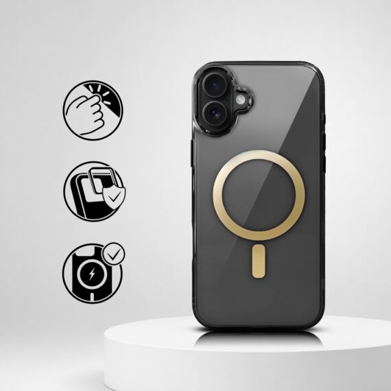 Perfect Match do iPhone 16 - zestaw Golden Elite + akcesoria, czarny (1)