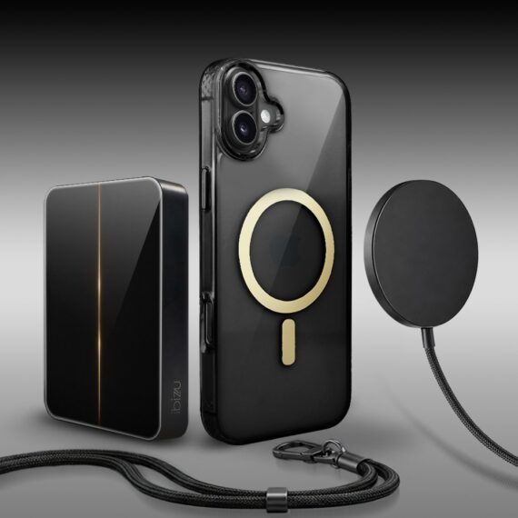 Perfect Match do iPhone 16 - zestaw Golden Elite + akcesoria, czarny (5)