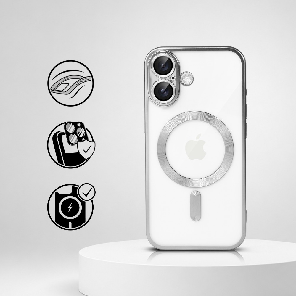Perfect Match do iPhone 16 - zestaw MagSafe Luxury Titanium Finish + akceso (1)