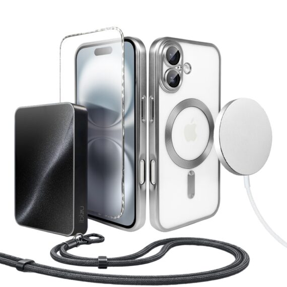 Perfect Match do iPhone 16 - zestaw MagSafe Luxury Titanium Finishh + akce