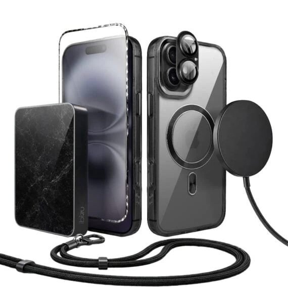 Perfect Match do iPhone 16 - zestaw Super Hybrid + akcesoria, czarny (2)