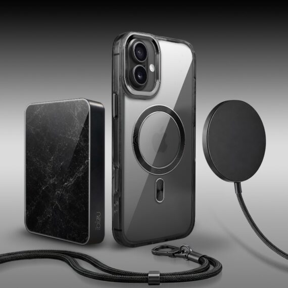 Perfect Match do iPhone 16 - zestaw Super Hybrid + akcesoria, czarny (5)