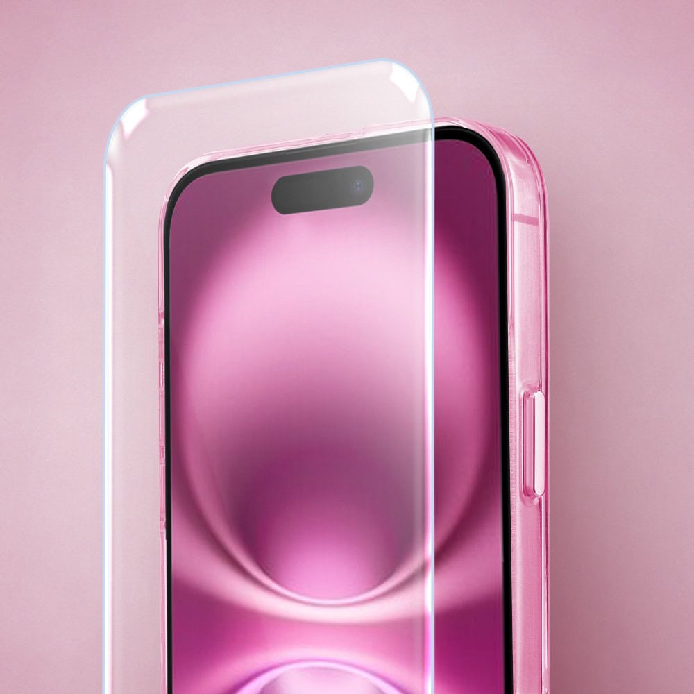 Perfect Match do iPhone 16 – zestaw Super Hybrid + akcesoria, różowy (8)