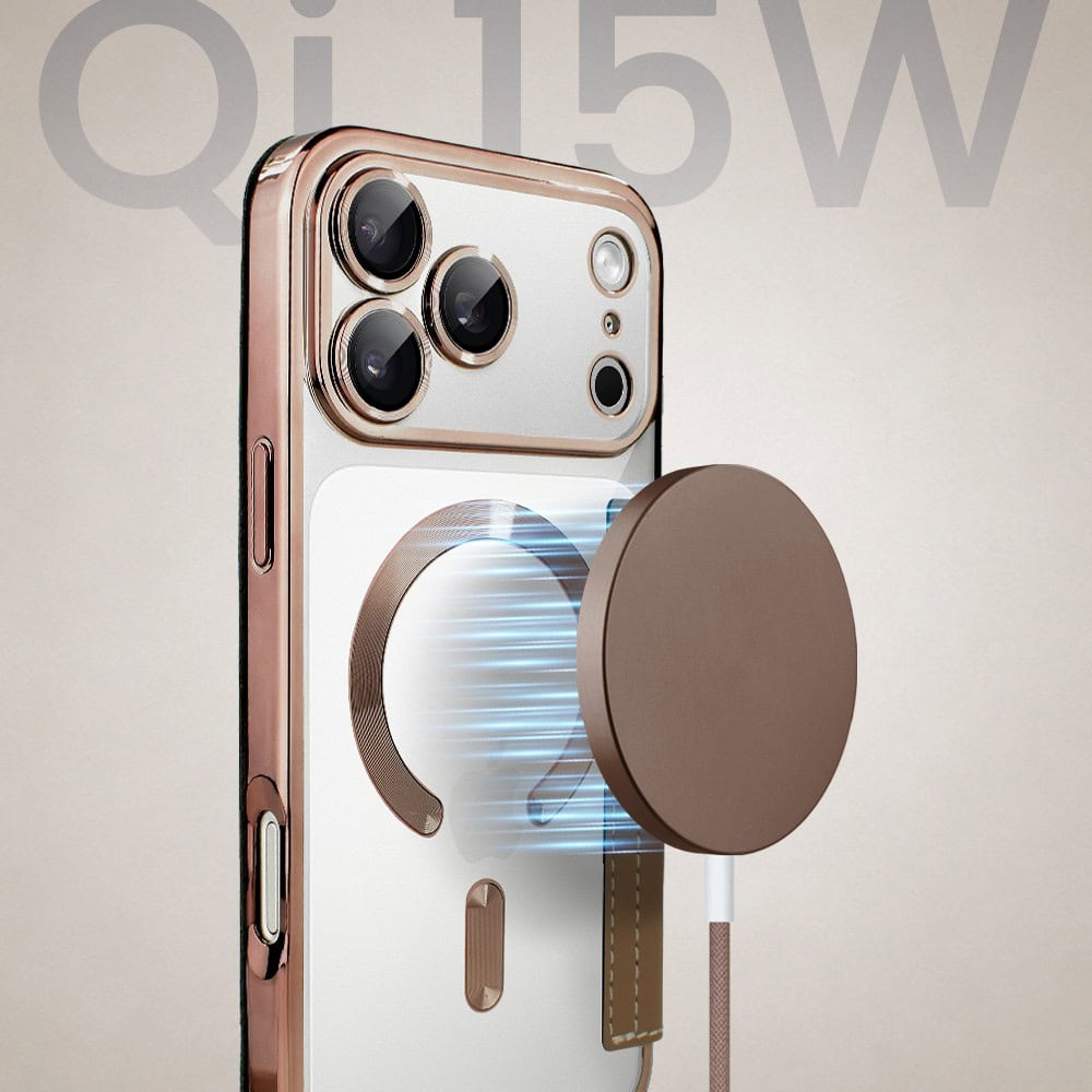 Perfect Match do iPhone 17 Pro Max - zestaw Book MagSafe Lens + akcesoria, pustynny brąz (6)
