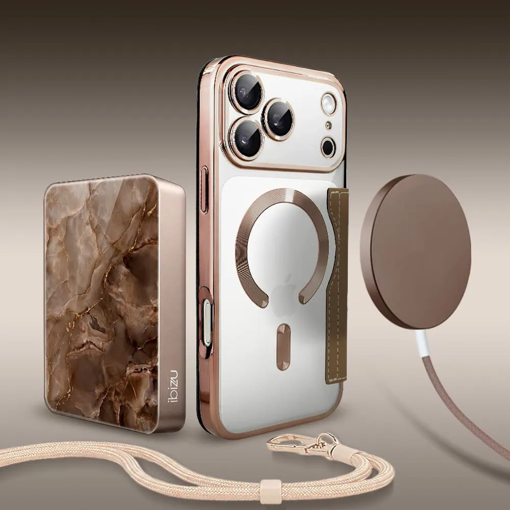 Perfect Match do iPhone 17 Pro Max - zestaw Book MagSafe Lens + akcesoria, pustynny brąz (8)