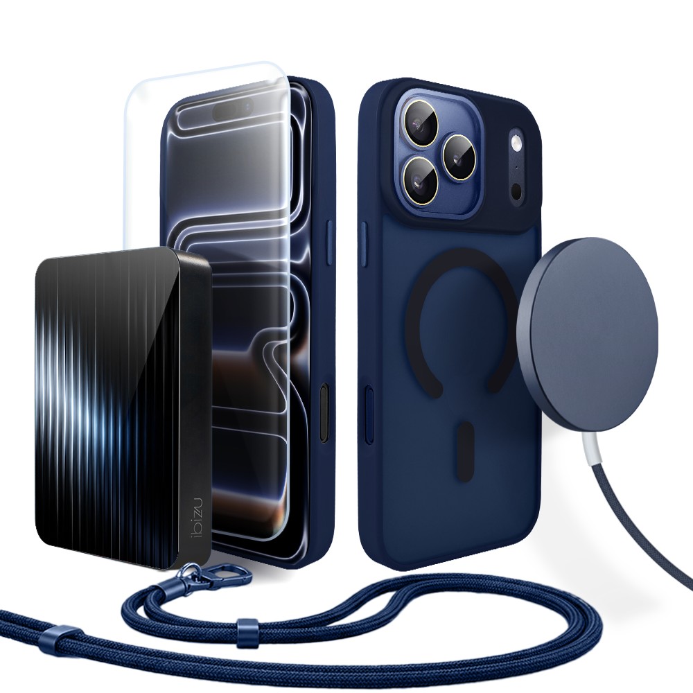 Perfect Match do iPhone 17 Pro – zestaw Color Flush z MagSafe + akcesoria, granatowy