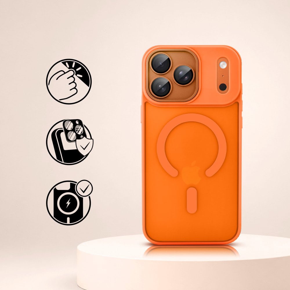 Perfect Match do iPhone 17 Pro Max - zestaw Color Flush z MagSafe + akcesoria, pomarańczowy (1)