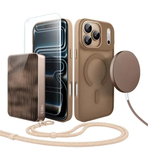 Perfect Match do iPhone 17 Pro Max - zestaw Color Flush z MagSafe + akcesoria, pustynny brąz (3)