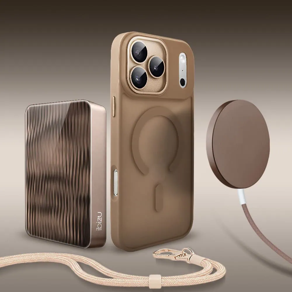 Perfect Match do iPhone 17 Pro Max - zestaw Color Flush z MagSafe + akcesoria, pustynny brąz (6)