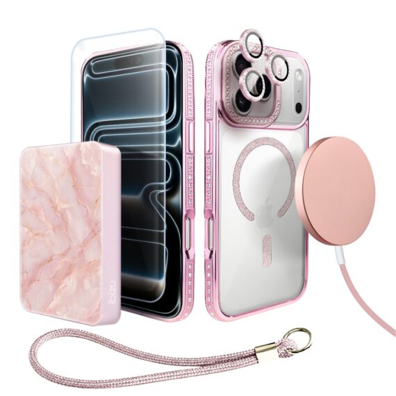 Perfect Match do iPhone 17 Pro Max - zestaw Diadem Glow + akcesoria, różowy (3)