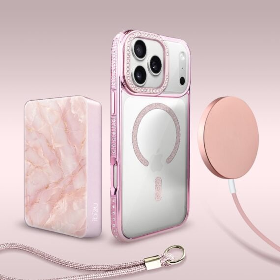 Perfect Match do iPhone 17 Pro Max - zestaw Diadem Glow + akcesoria, różowy (6)