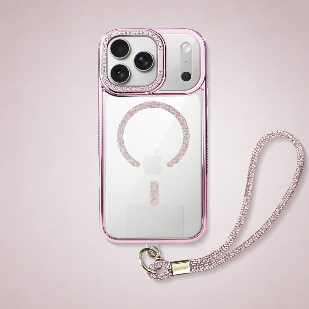 Perfect Match do iPhone 17 Pro Max - zestaw Diadem Glow + akcesoria, różowy (8)