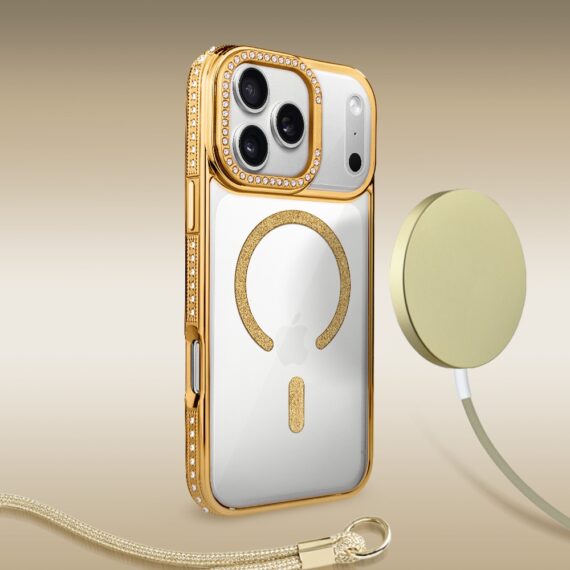 Perfect Match do iPhone 17 Pro Max - zestaw Diadem Glow + akcesoria, złoty (5)