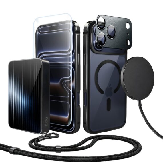 Perfect Match do iPhone 17 Pro Max - zestaw IBIZU Elite Skin + akcesoria, czarny (2)