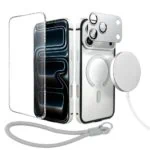 Perfect Match do iPhone 17 Pro Max - zestaw IBIZU Elite Skin + akcesoria, srebrny (2)