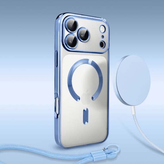 Perfect Match do iPhone 17 Pro Max - zestaw MagSafe Luxury Protect + akcesoria, niebieski (1 (4)