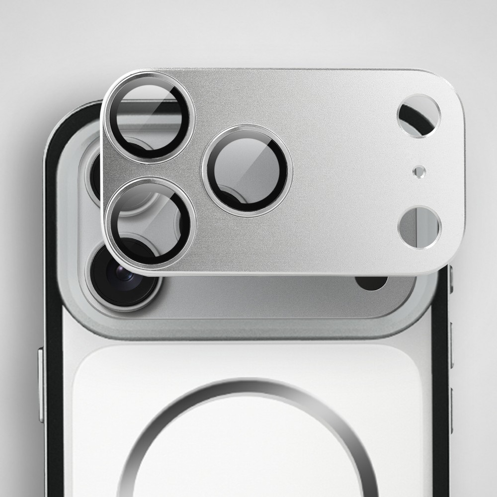 Perfect Match do iPhone 17 Pro Max - zestaw Metal Defender + akcesoria, srebrny (7)